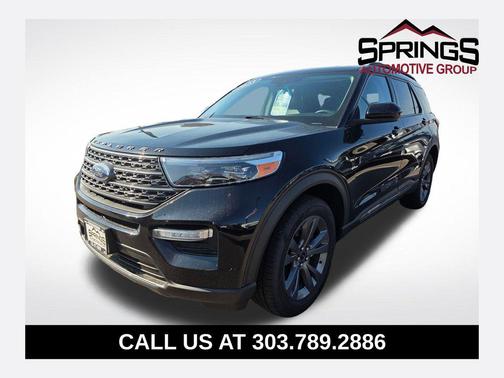 Agate Black Metallic 2023 Ford Explorer XLT