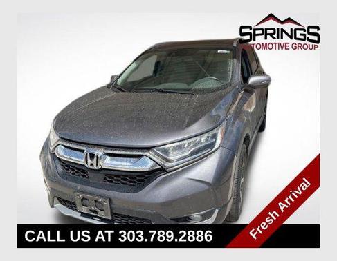 Gray 2017 Honda CR-V Touring