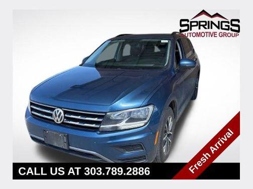 Blue 2019 Volkswagen Tiguan 4Motion