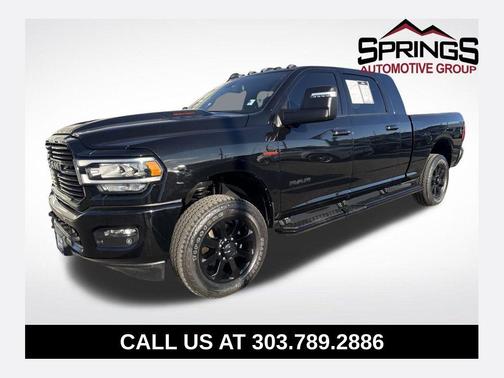 Diamond Black Crystal Pearlcoat 2024 RAM 3500 Laramie Mega Cab 4x4 6'4' Box