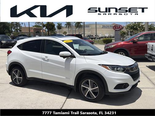 Platinum White Pearl 2022 Honda HR-V EX