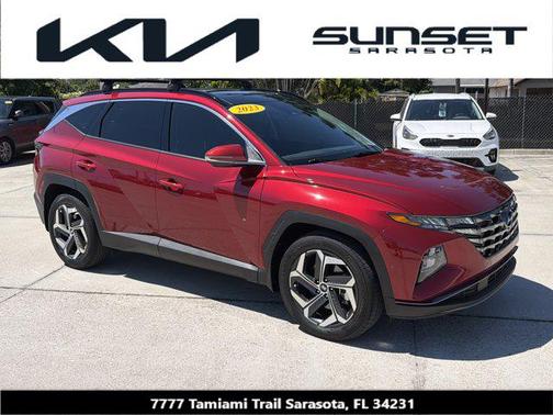 Ultimate Red 2024 Hyundai TUCSON Limited
