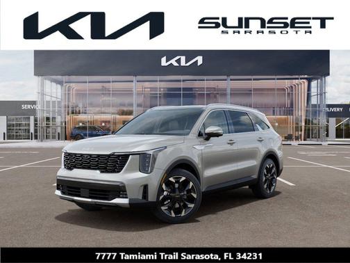 Ivory Silver 2026 Kia Sorento SX