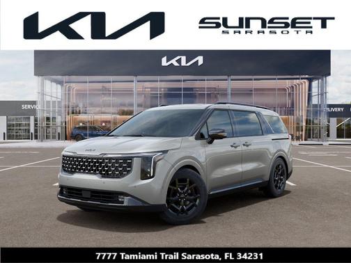 Ivory Silver 2026 Kia Carnival Hybrid SX Prestige