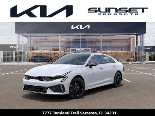 Snow White Pearl 2026 Kia K5 GT-Line