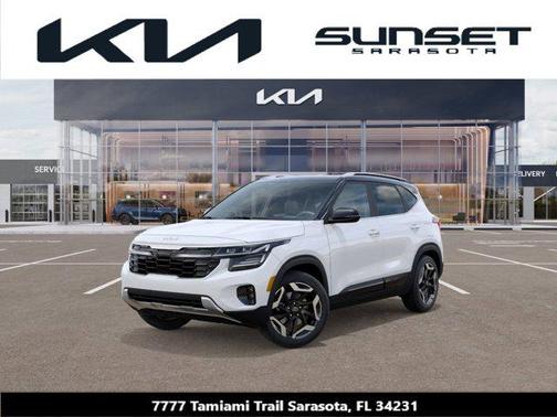 Clear White/Black Roof 2026 Kia Seltos SX