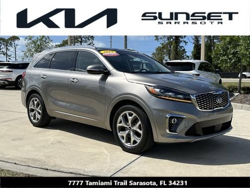 Titanium Silver 2019 Kia Sorento SX V6