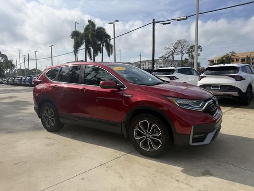 Red 2022 Honda CR-V Hybrid EX-L