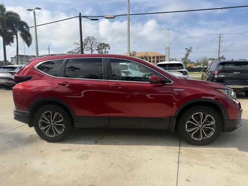 Red 2022 Honda CR-V Hybrid EX-L