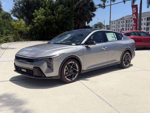 Steel Gray 2026 Kia K4 GT-Line