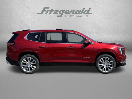 Volcanic Red Tintcoat 2025 GMC Acadia Denali