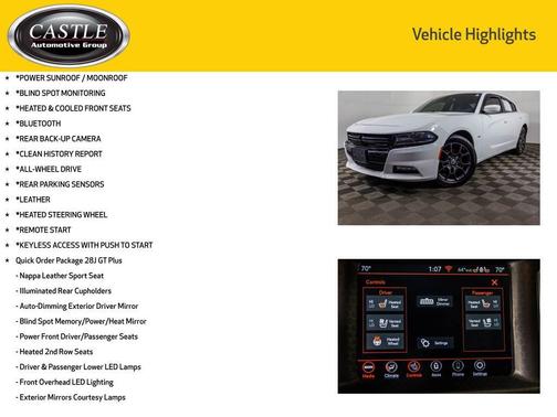 White Knuckle Clearcoat 2018 Dodge Charger GT