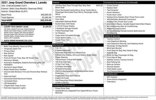 2021 Jeep Grand Cherokee L Laredo