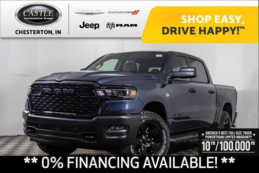 Forged Blue Metallic 2026 RAM 1500 Warlock Crew Cab 4x4 5'7' Box