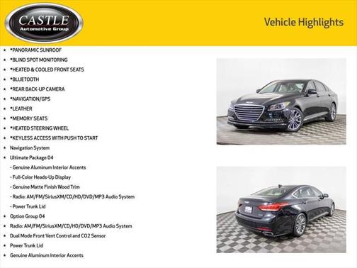 2016 Hyundai Genesis 3.8