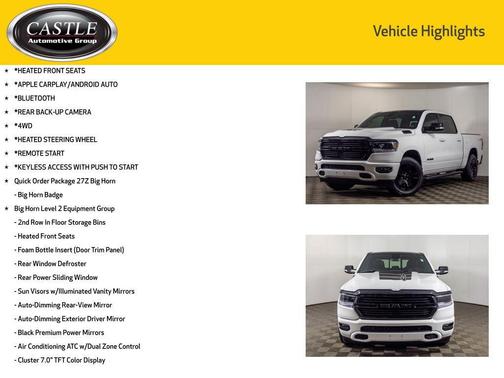 2021 RAM 1500 Big Horn/Lone Star