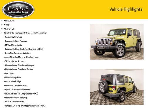 2013 Jeep Wrangler Unlimited Freedom Edition