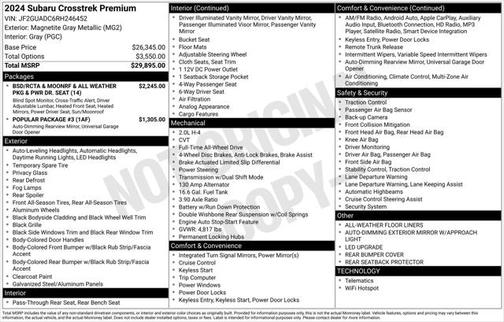 2024 Subaru Crosstrek Premium
