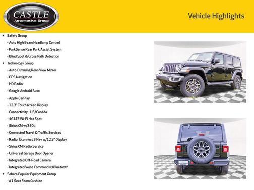 2025 Jeep Wrangler 4-Door Sahara 4x4