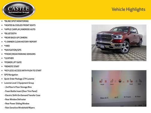 Delmonico Red Pearlcoat 2023 RAM 1500 Laramie