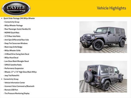 2016 Jeep Wrangler Unlimited Willys Wheeler