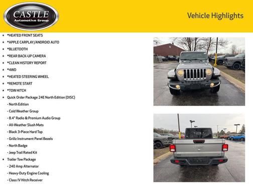 Billet Silver Metallic Clearcoat 2020 Jeep Gladiator Overland