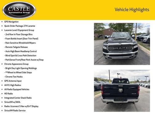 Diamond Black Crystal Pearlcoat 2022 RAM 1500 Laramie