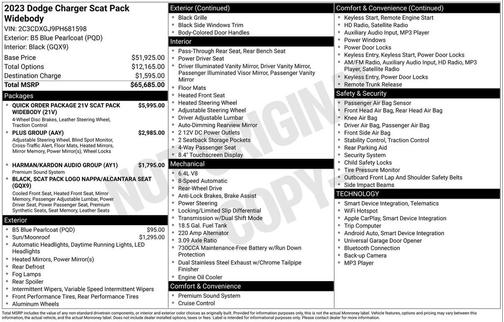 2023 Dodge Charger R/T Scat Pack