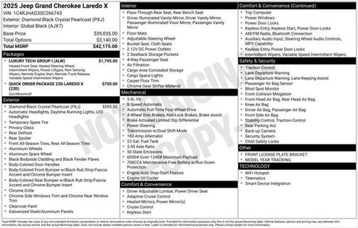 2025 Jeep Grand Cherokee Laredo