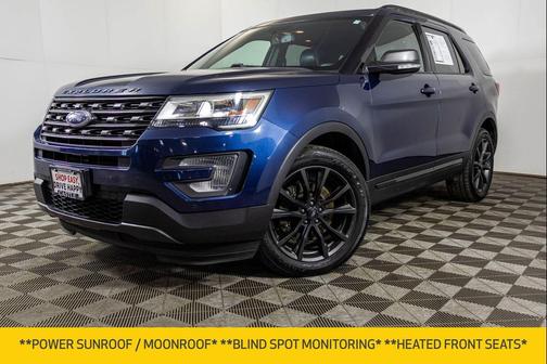 Shadow Black 2017 Ford Explorer XLT