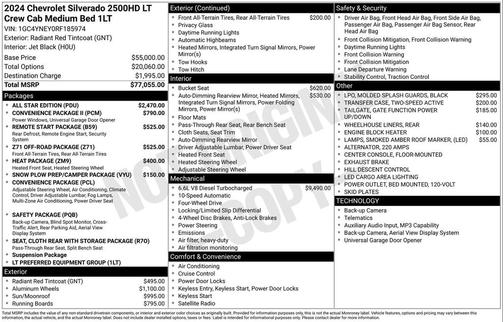 2024 Chevrolet Silverado 2500 LT