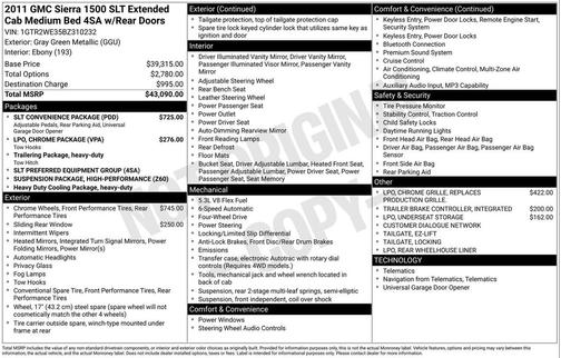 2011 GMC Sierra 1500 SLT