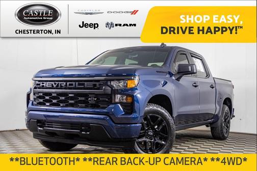 Northsky Blue Metallic 2023 Chevrolet Silverado 1500 Custom