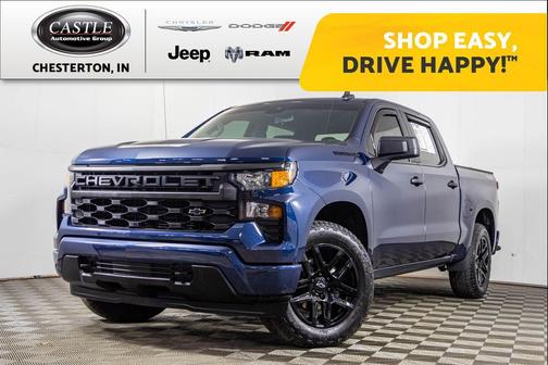 Northsky Blue Metallic 2023 Chevrolet Silverado 1500 Custom