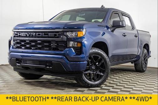 Northsky Blue Metallic 2023 Chevrolet Silverado 1500 Custom