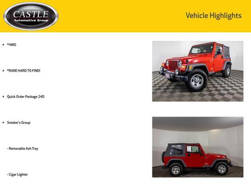 Flame Red Clearcoat 2005 Jeep Wrangler Sport
