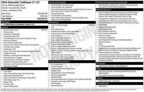 2024 Chevrolet Trailblazer LT