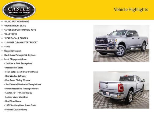 2024 RAM 2500 Big Horn Crew Cab 4x4 6'4' Box