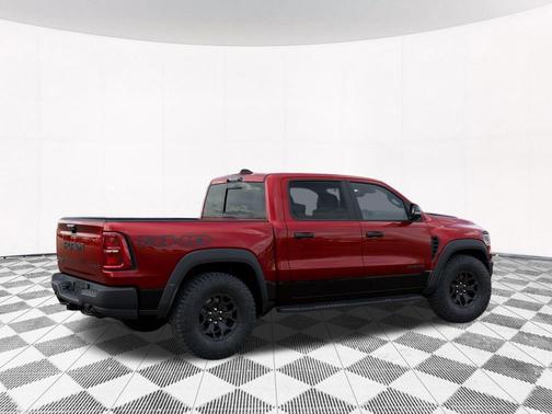 Molten Red Pearlcoat 2026 RAM 1500 RHO Crew Cab 4x4 5'7' Box