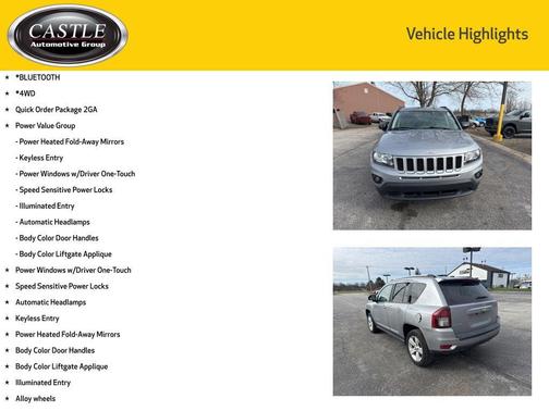 Billet Silver Metallic Clearcoat 2017 Jeep Compass Sport