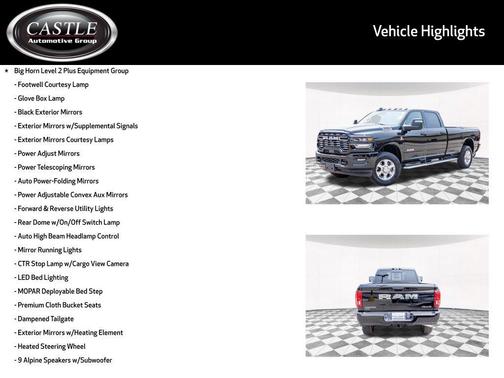 2025 RAM 2500 Big Horn Crew Cab 4x4 8' Box