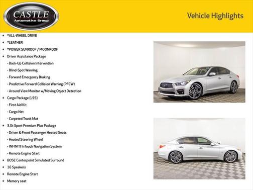 2017 INFINITI Q50 3.0t Sport