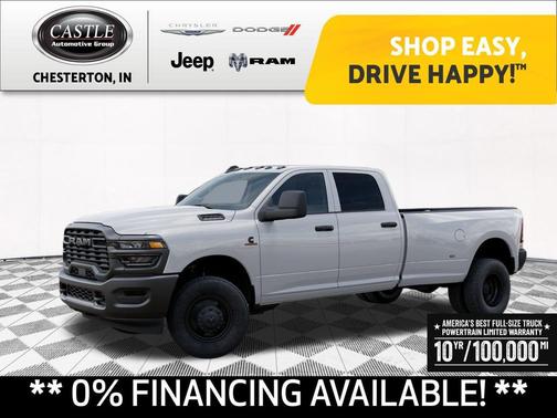 Bright White Clearcoat 2026 RAM 3500 Tradesman Crew Cab 4x4 8' Box