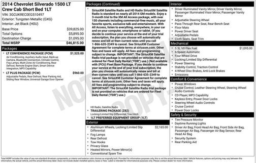 2014 Chevrolet Silverado 1500 1LT