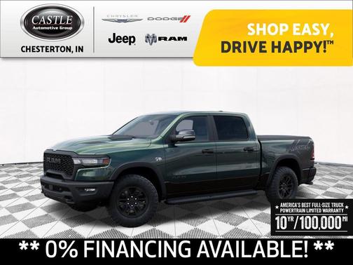 Serrano Green Metallic 2026 RAM 1500 Rebel
