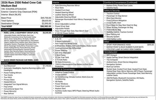 2026 RAM 2500 Power Wagon