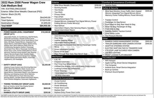 2022 RAM 2500 Power Wagon