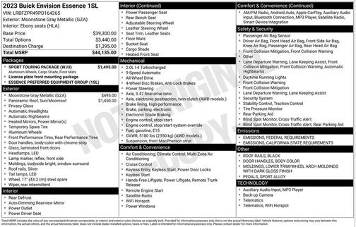 2023 Buick Envision Essence AWD