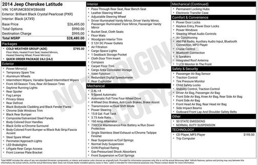 2014 Jeep Cherokee Latitude