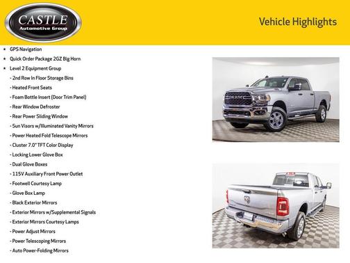 2024 RAM 2500 Big Horn Crew Cab 4x4 6'4' Box